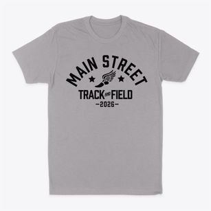 Main Street Elementary School Track and Field Classic Dad T-Shirt