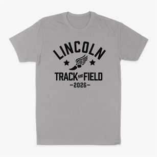 Lincoln Elementary School Track and Field Classic Dad T-Shirt