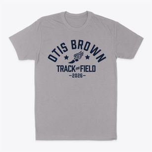 Otis Brown Elementary School Track and Field Classic Dad T-Shirt