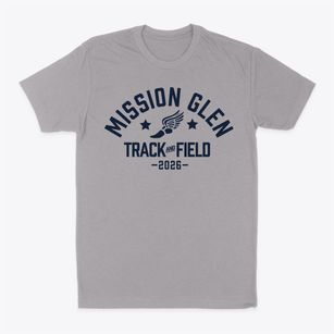 Mission Glen Elementary School Track and Field Classic Dad T-Shirt