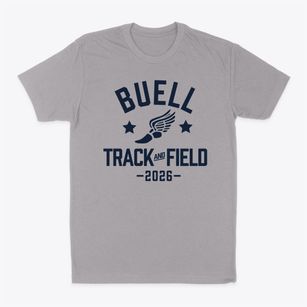 Buell Elementary School Track and Field Classic Dad T-Shirt