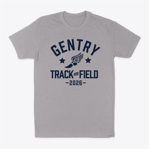 Gentry Junior High School Track and Field Classic Dad T-Shirt