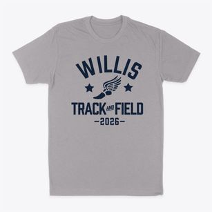 Willis Elementary School Track and Field Classic Dad T-Shirt