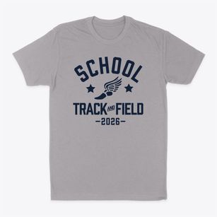 School Of Discovery Track and Field Classic Dad T-Shirt