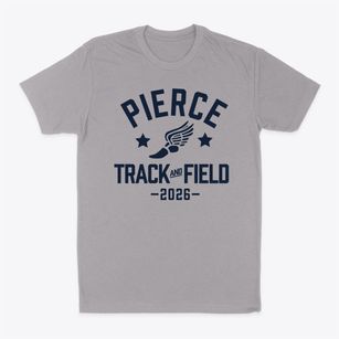 Pierce High School Track and Field Classic Dad T-Shirt