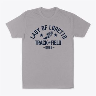 Our Lady Of Loretto School Track and Field Classic Dad T-Shirt