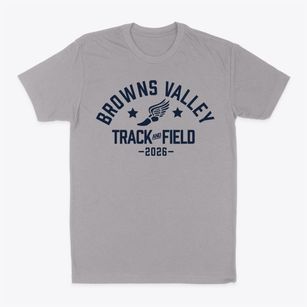 Browns Valley Elementary School Track and Field Classic Dad T-Shirt