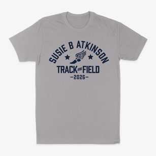 Susie B Atkinson Elementary School Track and Field Classic Dad T-Shirt