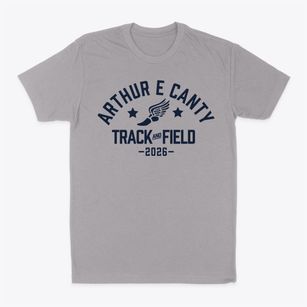 Arthur E Canty Elementary School Track and Field Classic Dad T-Shirt