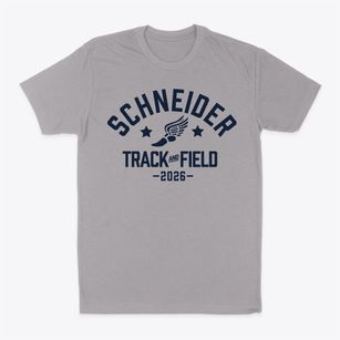 Schneider Elementary School Track and Field Classic Dad T-Shirt