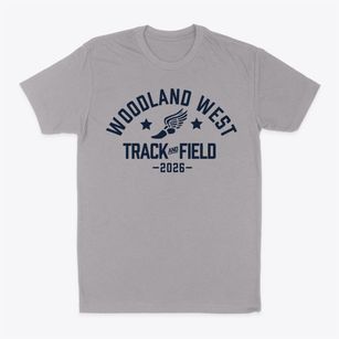 Woodland West Elementary School Track and Field Classic Dad T-Shirt