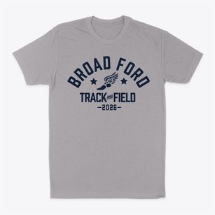 Broad Ford Elementary School Track and Field Classic Dad T-Shirt