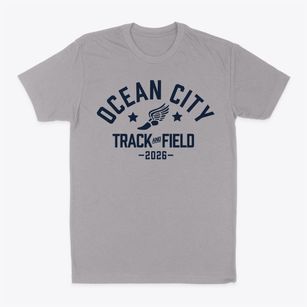 Ocean City Elementary School Track and Field Classic Dad T-Shirt