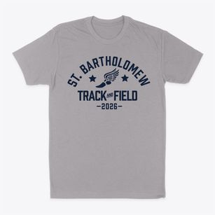Saint Bartholomew Lutheran School Track and Field Classic Dad T-Shirt
