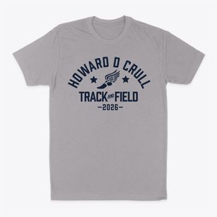 Howard D Crull Elementary School Track and Field Classic Dad T-Shirt
