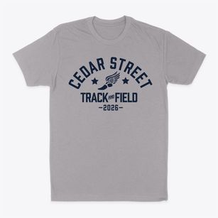 Cedar Street Elementary School Track and Field Classic Dad T-Shirt