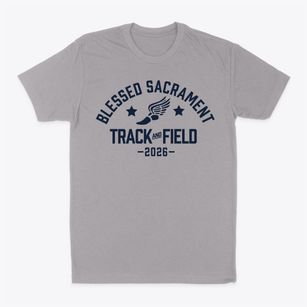 Blessed Sacrament School Track and Field Classic Dad T-Shirt