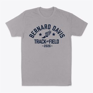 Bernard Davis Middle School Track and Field Classic Dad T-Shirt