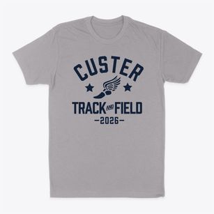 Custer Elementary School Track and Field Classic Dad T-Shirt