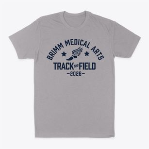 Brimm Medical Arts High School Track and Field Classic Dad T-Shirt