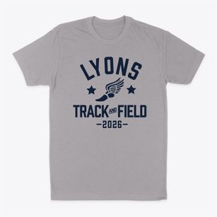 Lyons Elementary School Track and Field Classic Dad T-Shirt