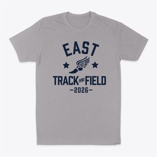 East Middle School Track and Field Classic Dad T-Shirt