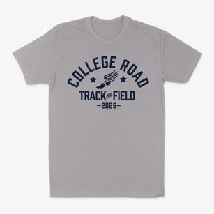 College Road Early Childhood Center Track and Field Classic Dad T-Shirt