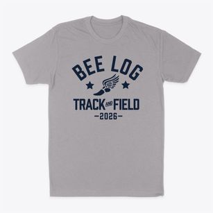 Bee Log Elementary School Track and Field Classic Dad T-Shirt