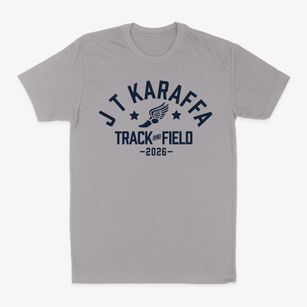 J T Karaffa Middle School Track and Field Classic Dad T-Shirt