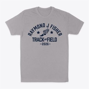 Raymond J Fisher Middle School Track and Field Classic Dad T-Shirt