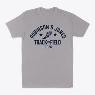 Robinson G Jones School Track and Field Classic Dad T-Shirt