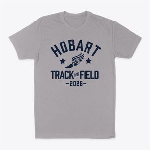 Hobart High School Track and Field Classic Dad T-Shirt