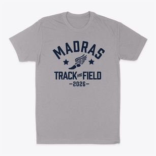 Madras High School Track and Field Classic Dad T-Shirt