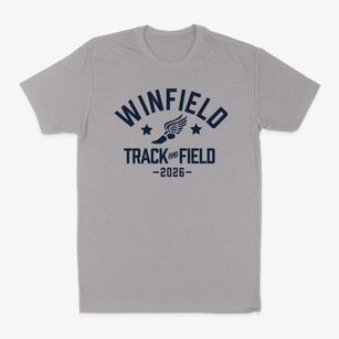 Winfield Elementary School Track and Field Classic Dad T-Shirt
