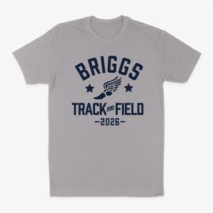 Briggs Elementary School Track and Field Classic Dad T-Shirt