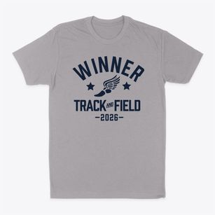 Winner Middle School Track and Field Classic Dad T-Shirt