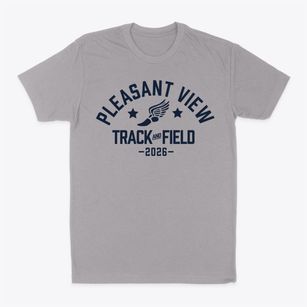 Pleasant View School Track and Field Classic Dad T-Shirt