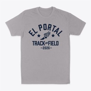 El Portal Elementary School Track and Field Classic Dad T-Shirt