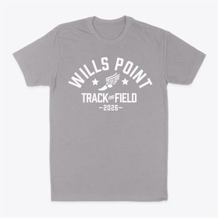 Wills Point Middle School Track and Field Classic Dad T-Shirt