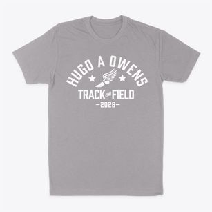 Hugo A Owens School Track and Field Classic Dad T-Shirt