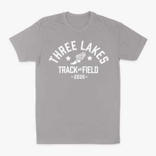 Three Lakes High School Track and Field Classic Dad T-Shirt