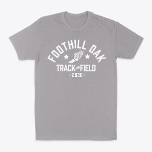 Foothill Oak Elementary Track and Field Classic Dad T-Shirt