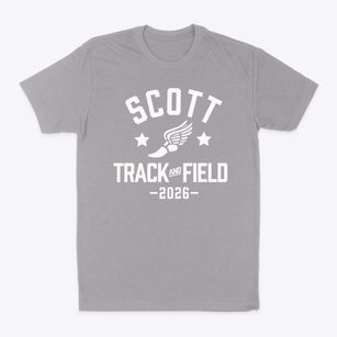 Scott Elementary School Track and Field Classic Dad T-Shirt