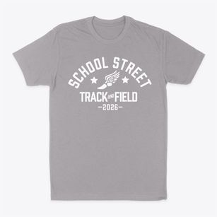 School Street Elementary School Track and Field Classic Dad T-Shirt