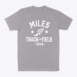 Miles Middle School Track and Field Classic Dad T-Shirt