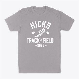 Hicks Montessori School Track and Field Classic Dad T-Shirt