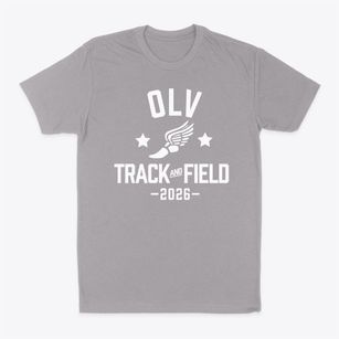 Our Lady Of Victory School Track and Field Classic Dad T-Shirt