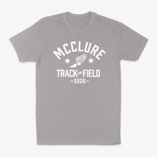 Mcclure Elementary School Track and Field Classic Dad T-Shirt