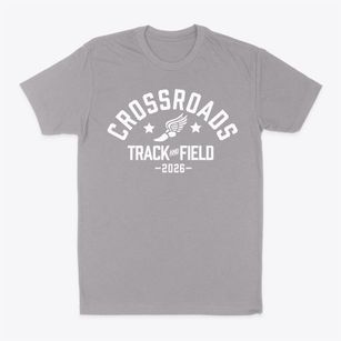 Crossroads Middle School Track and Field Classic Dad T-Shirt