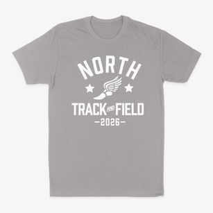 North High School Track and Field Classic Dad T-Shirt